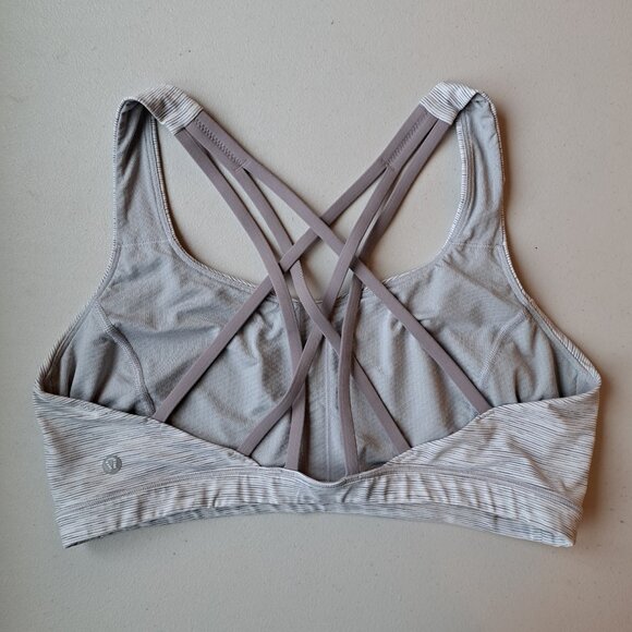 Lululemon Energy Bra Grey/Lavender - Picture 2 of 4